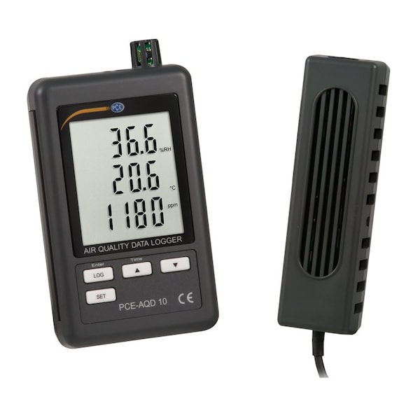CO2 / Humidity / Temperature Datalogger, 0 to 4000 ppm